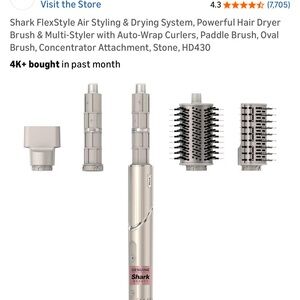Shark FlexStyle Air Styling & Drying System, Hair Dryer Brush & Multi-Styler